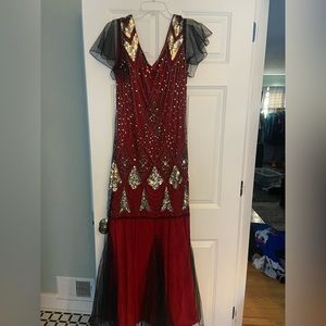 Rose titanic costume medium